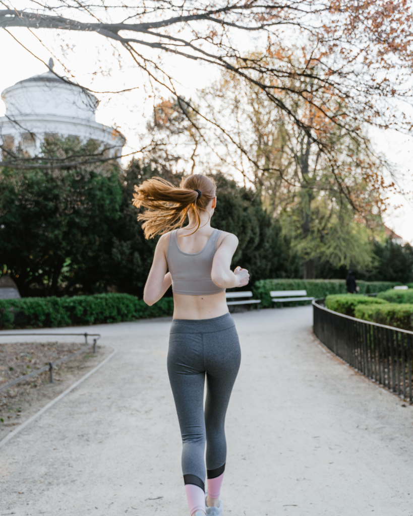 woman running