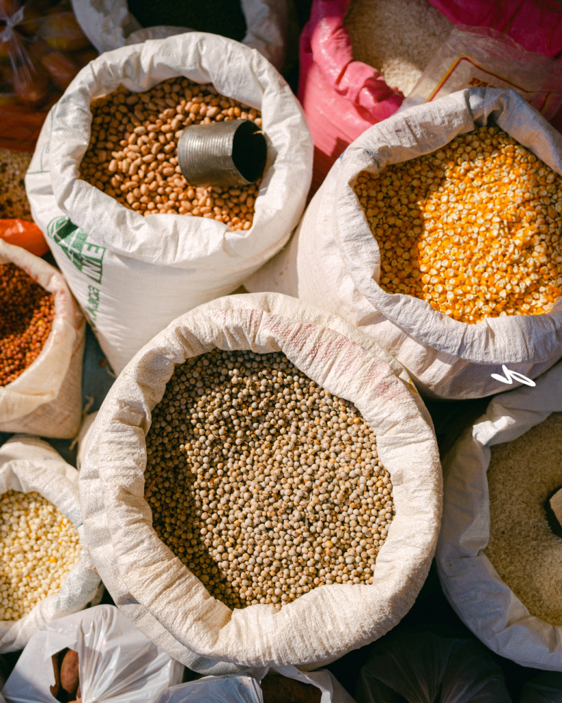 A selection of wholegrain